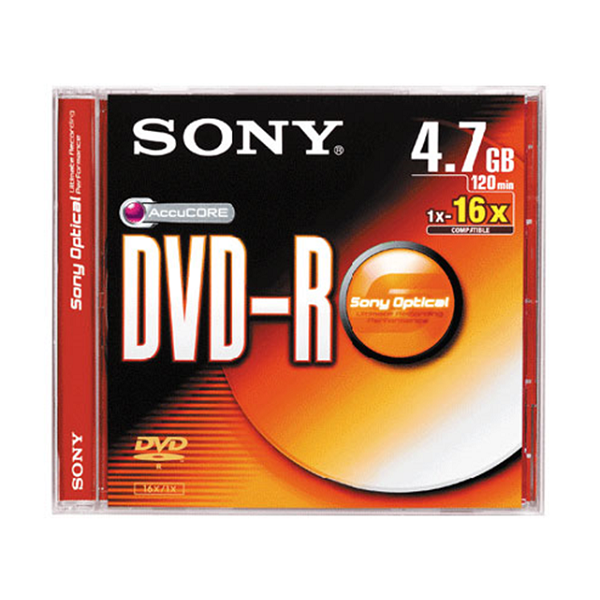 SONY MEDIA DVDR (SINGLE)