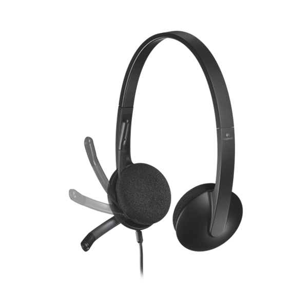 LOGITECH H340 HEADSET USB BLACK