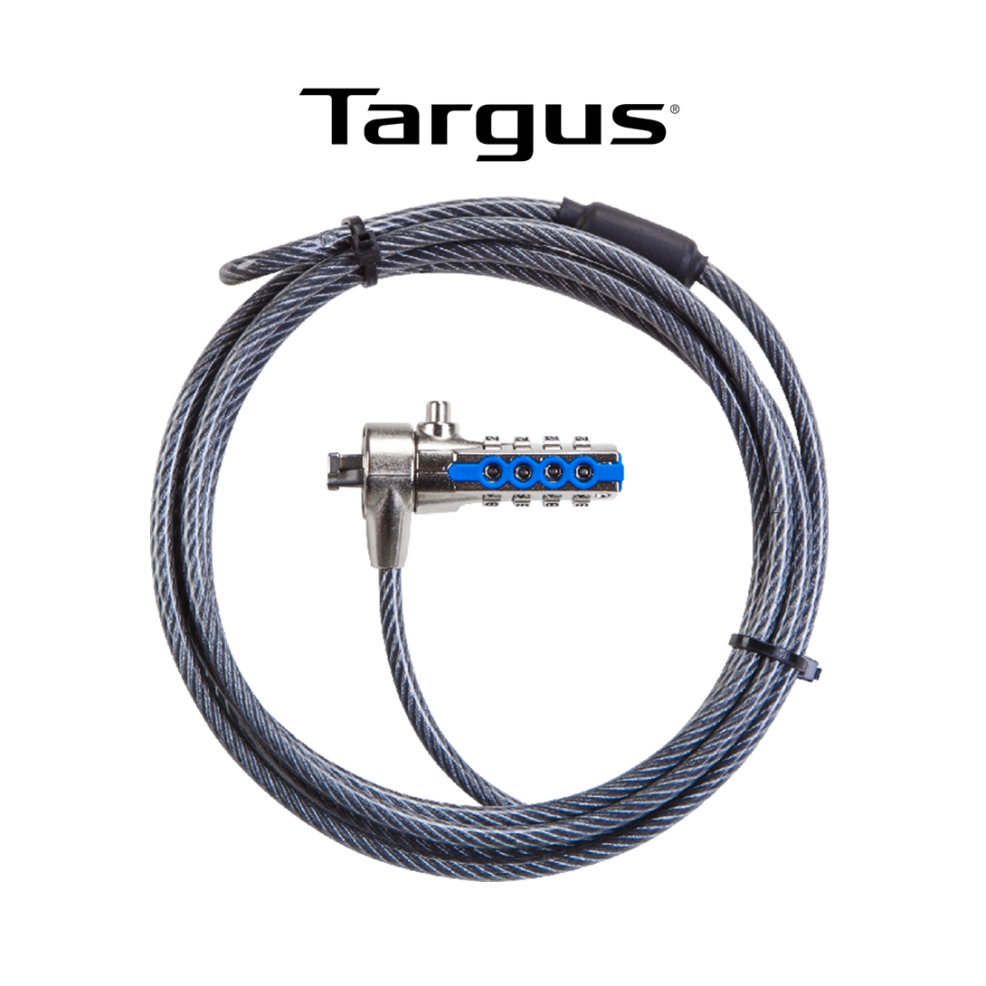 TARGUS CABLE LOCK DEFCON TLOCK RESETTABLE COMBO (KENSINGTON KSLOT