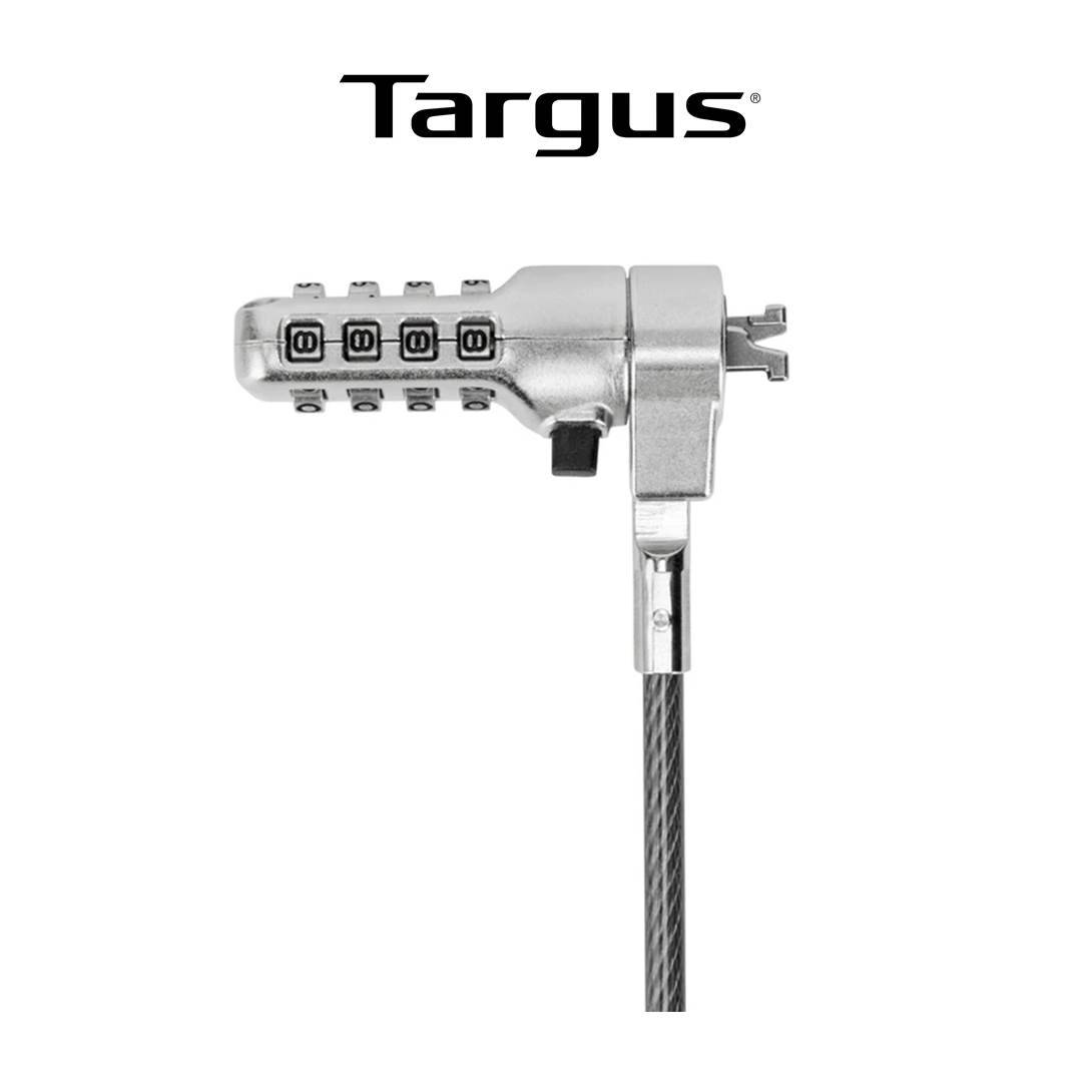 TARGUS CABLE LOCK DEFCON COMPACT SERIALIZED COMBO (KENSINGTON NANO SLOT) POLY BAG