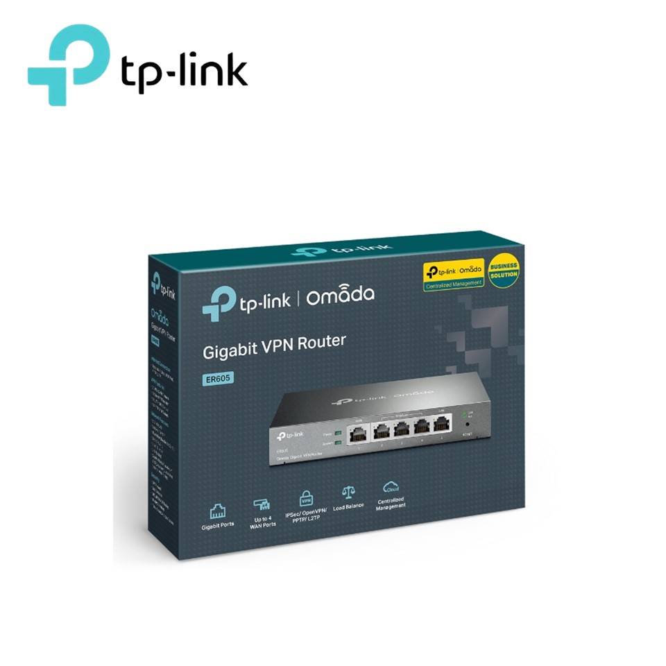 OMADA GIGABIT MULTI-WAN VPN ROUTER/5 PORT/ SDN/TL-ER605