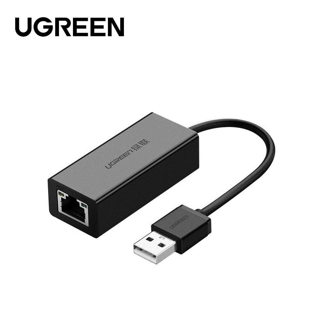 UGREEN USB 2.0 10/100MBPS ADAPTER (BLACK)