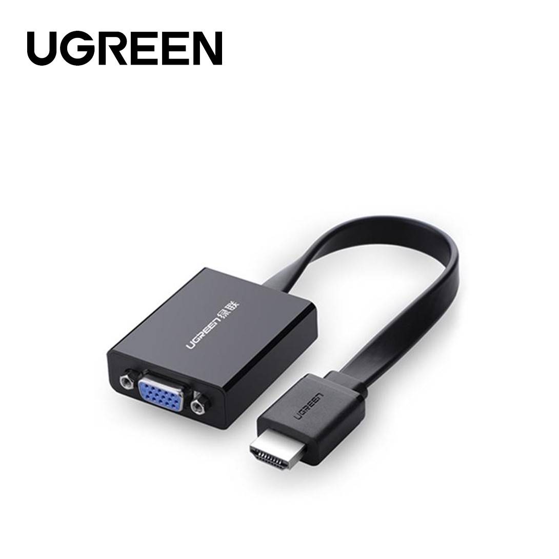 UGREEN HDMI TO VGA CONVERTER 25CM (BLACK)