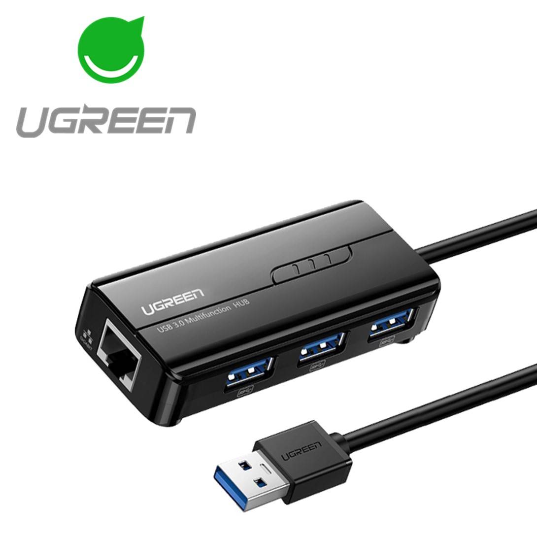 UGREEN USB 3.0 HUB WITH GIGABIT ADAPTER