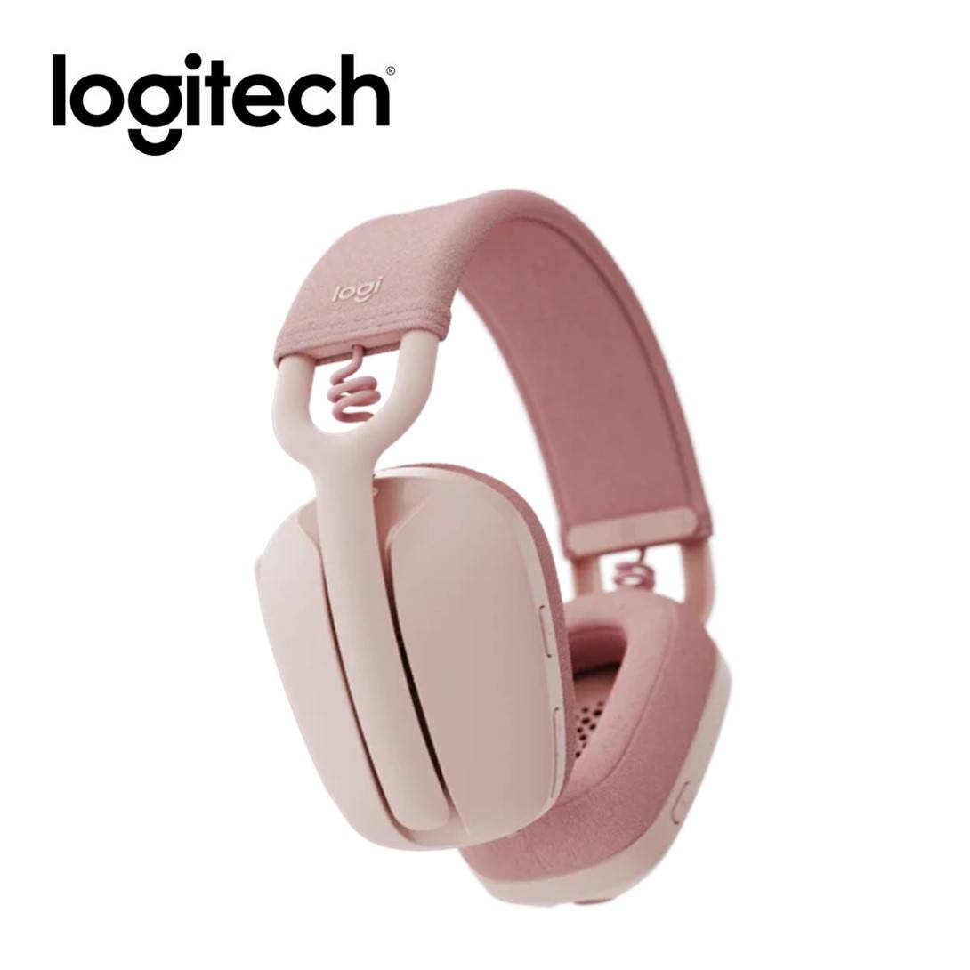 Logitech zone vibe 100 wireless headset rose