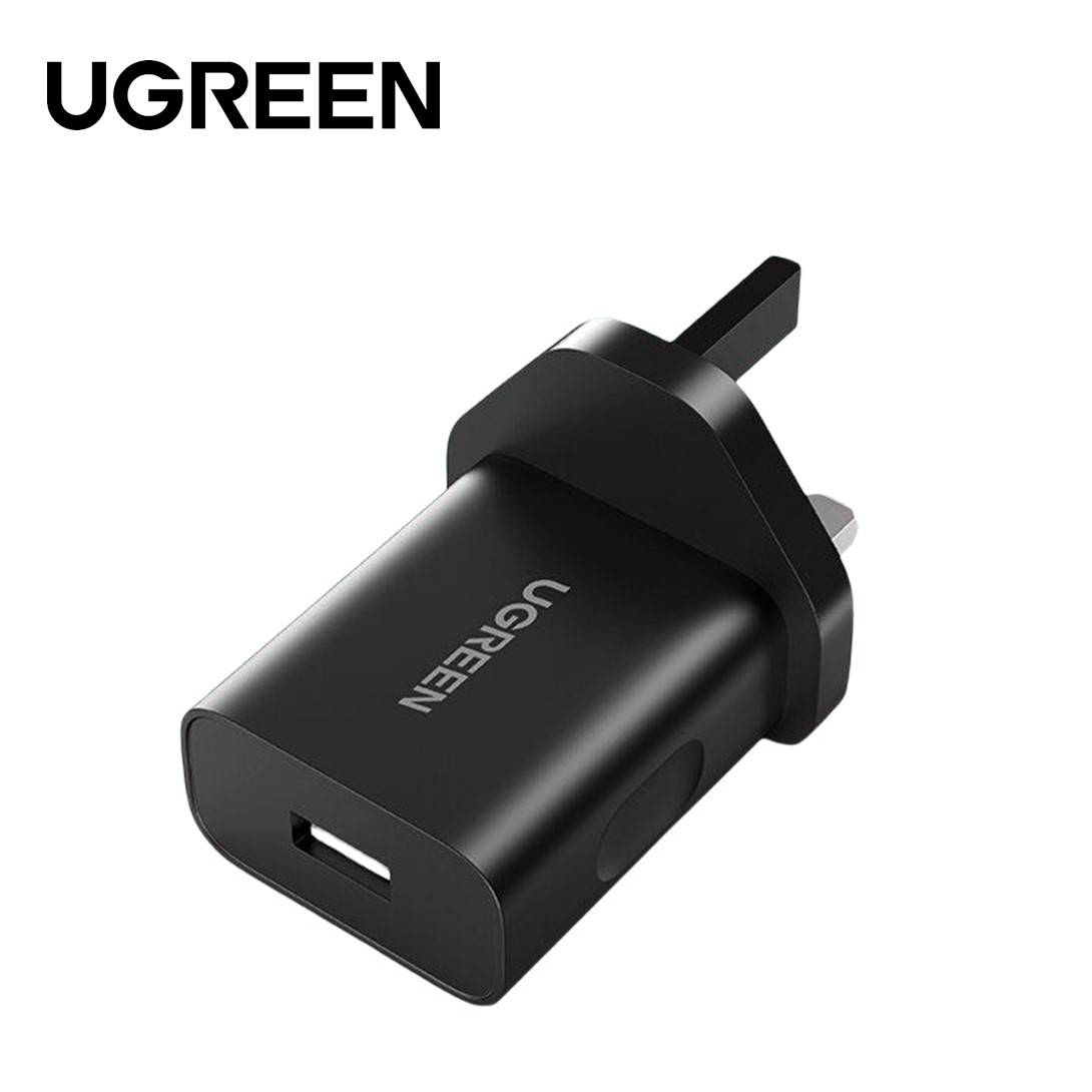 UGREEN FAST CHARGING POWER ADAPTER WITH QC3 0 UK BLACK 