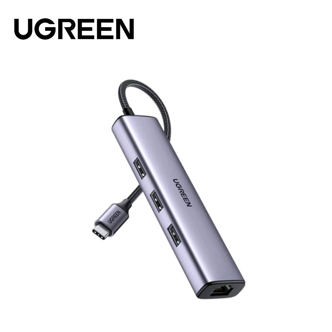 UGREEN USBC TO 3*USB 3.0A+GIGABIT WITH 1 USB POWER PORT