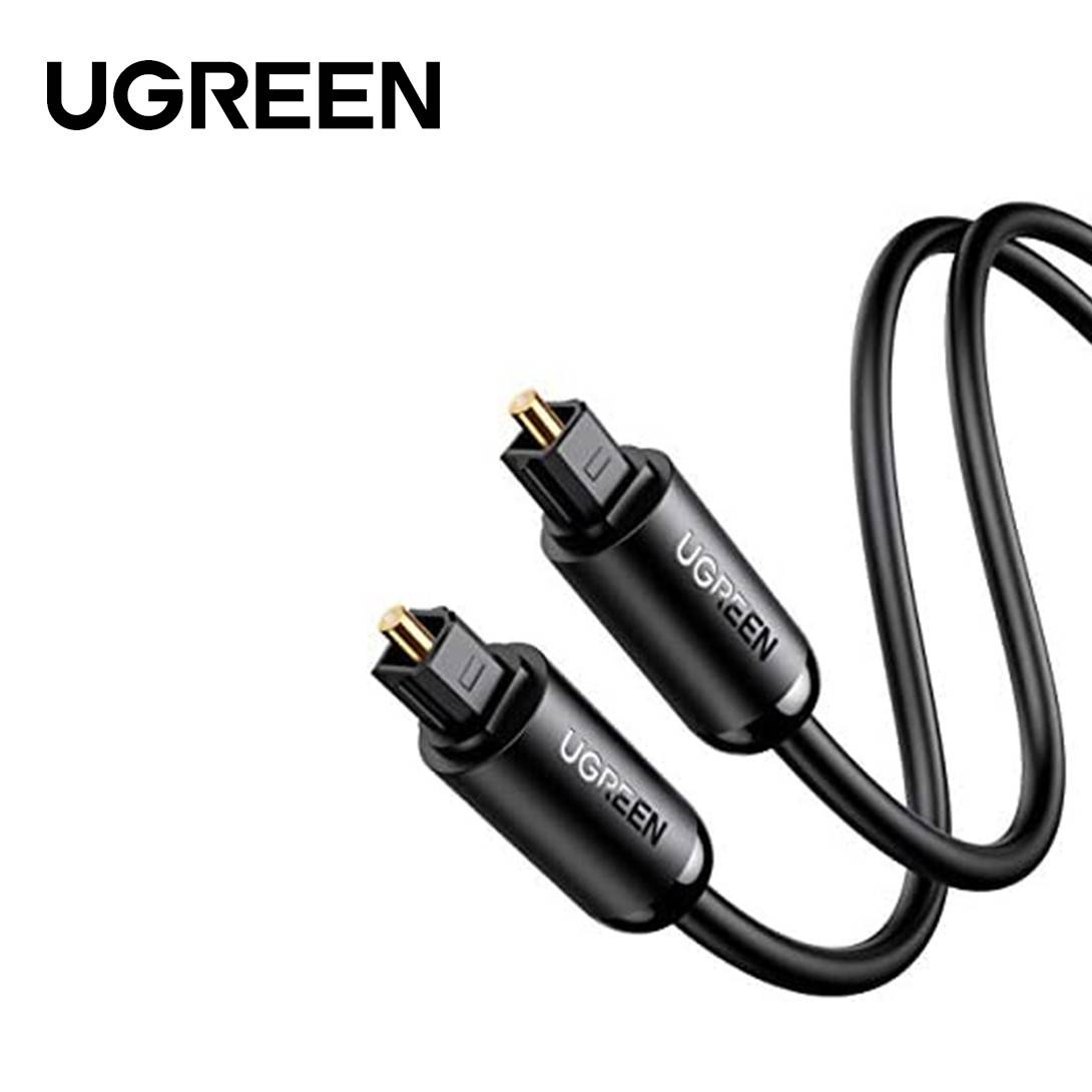 UGREEN TOSLINK OPTICAL AUDIO CABLE 2M (BLACK)