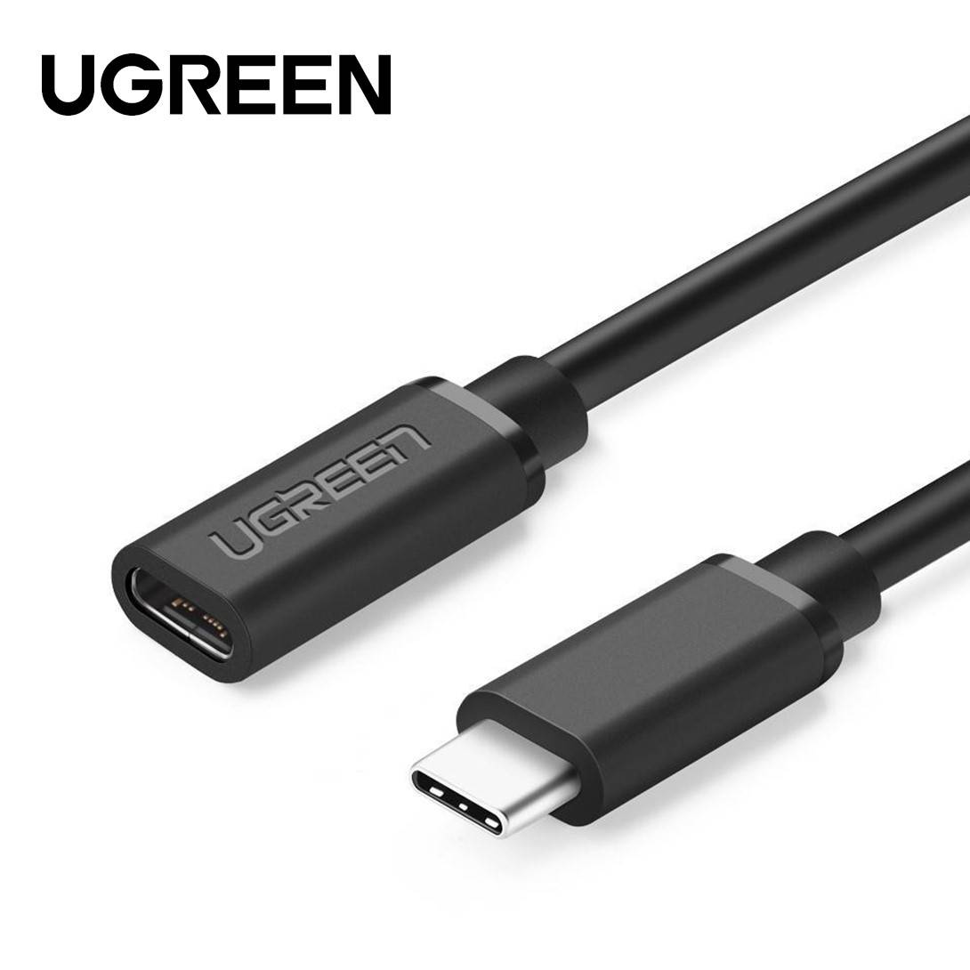 UGREEN USBC 3.1GEN 1 MALE TO FEMALE EXTENSION DATA CABLE 5GBPS 0.5M