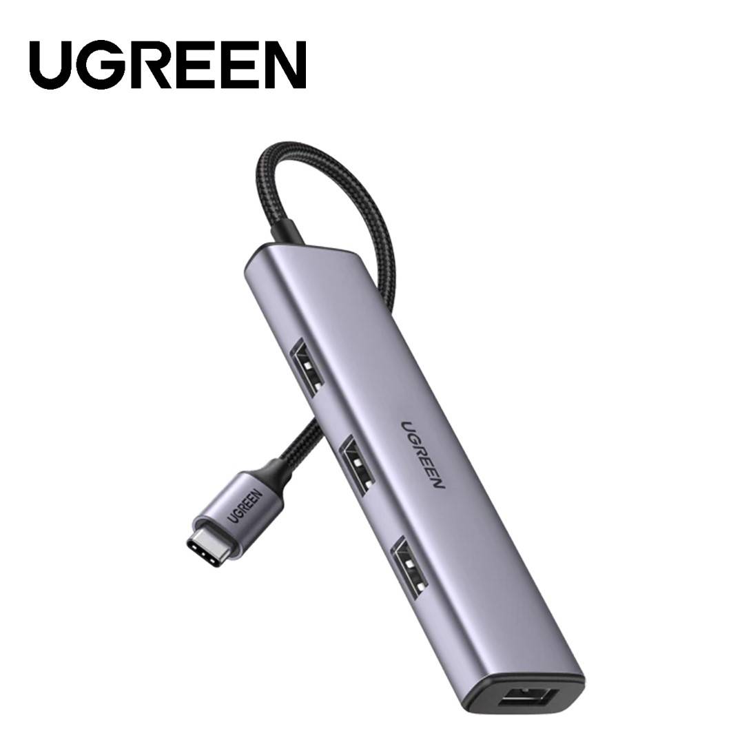 ugreen-usb-c-3-0-to-4-ports-usb-a-3-0-aluminum-case-retail-pack