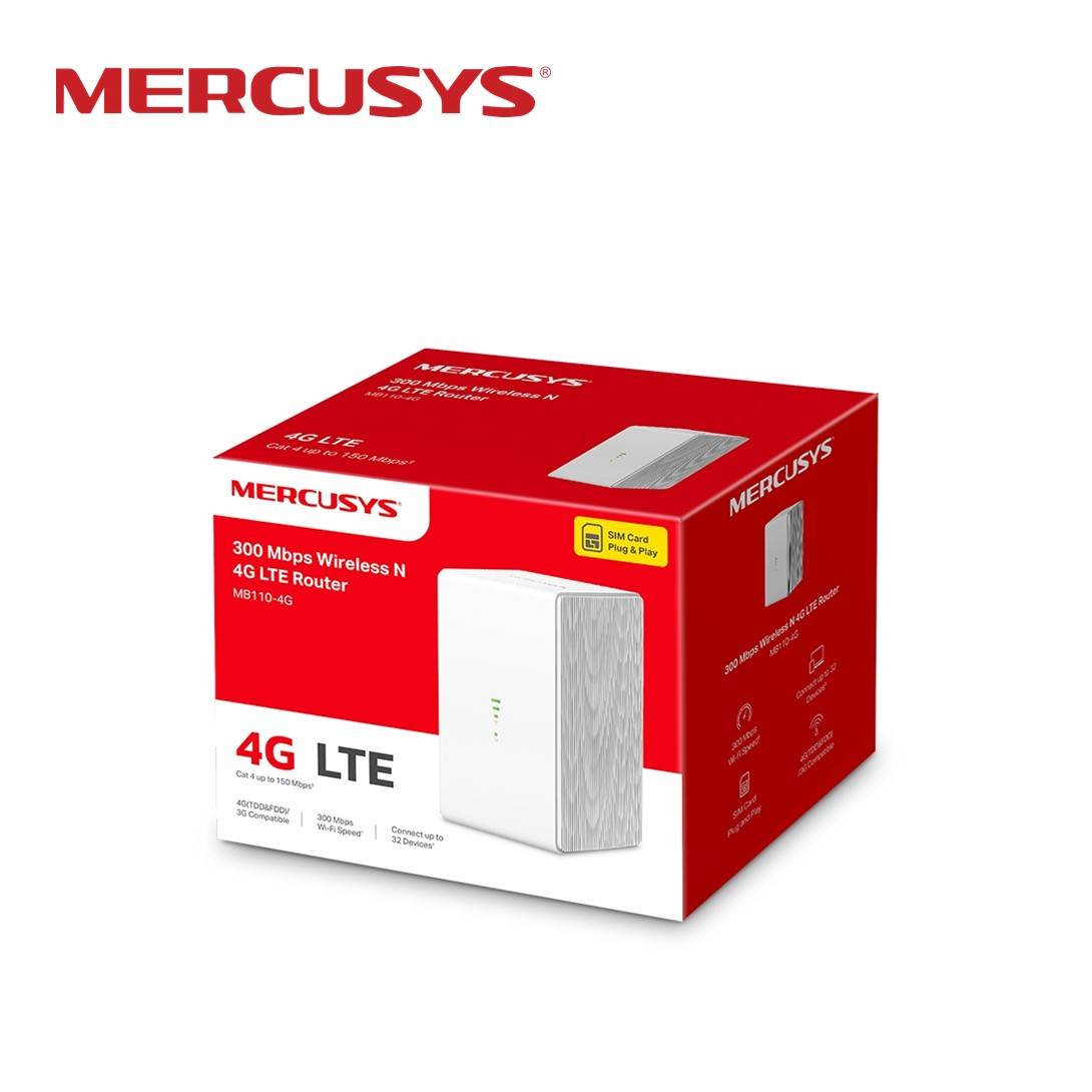MERCUSYS MB1104G 300MBPS WIRELESS N 4G LTE ROUTER