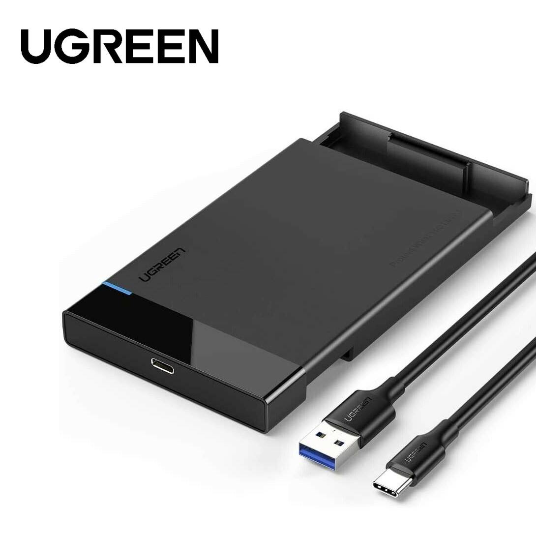 UGREEN USBC 3.1 GEN 2 TO 2.5" SATA HARD DRIVE ENCLOSURE (10GBPS)