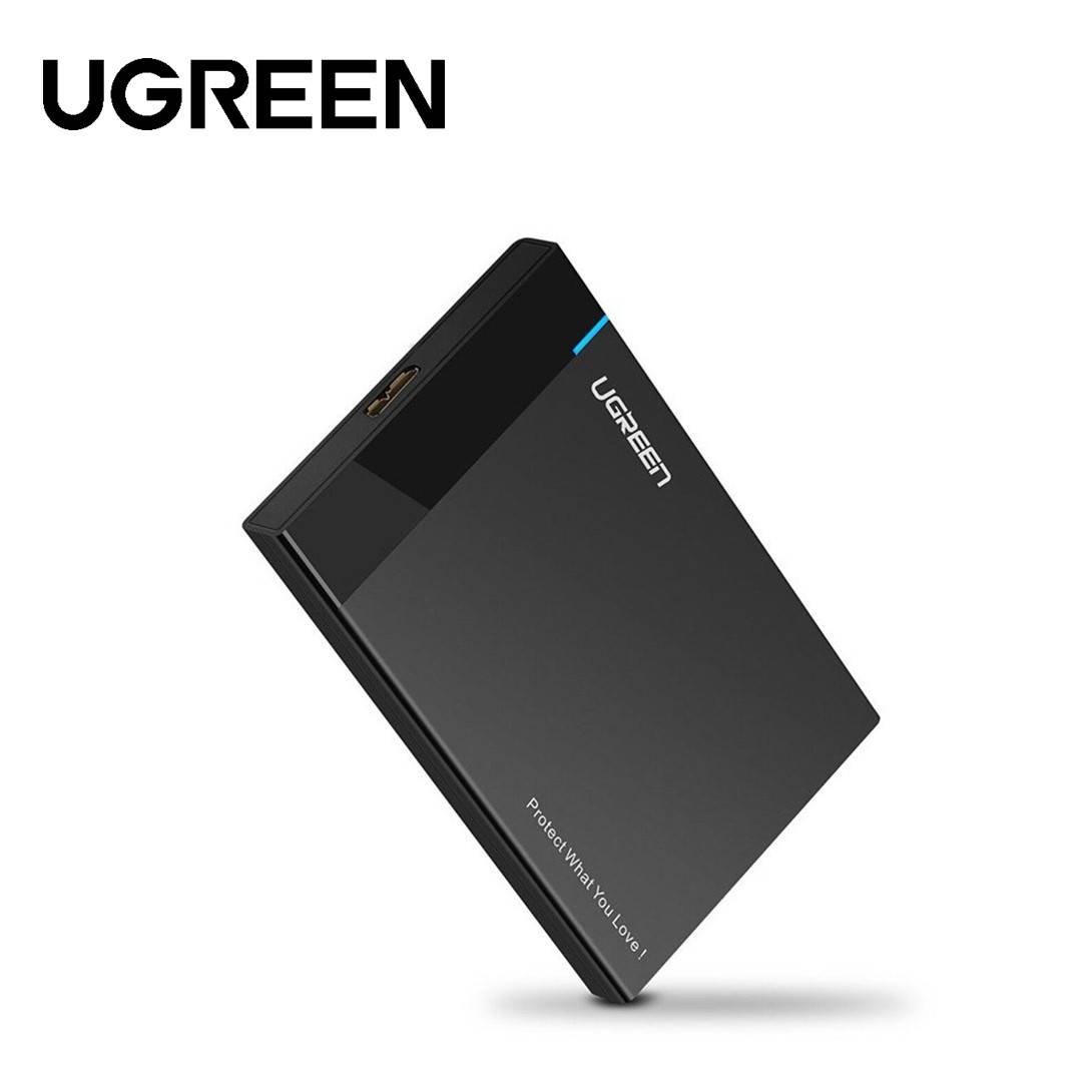 UGREEN USBA 3.0 TO 2.5" SATA HARD DRIVE ENCLOSURE 5GBPS DETACHABLE (BLACK)