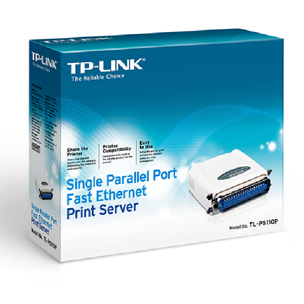 TPLINK ACC PRINT SERVER SINGLE PARALLEL PORT FAST