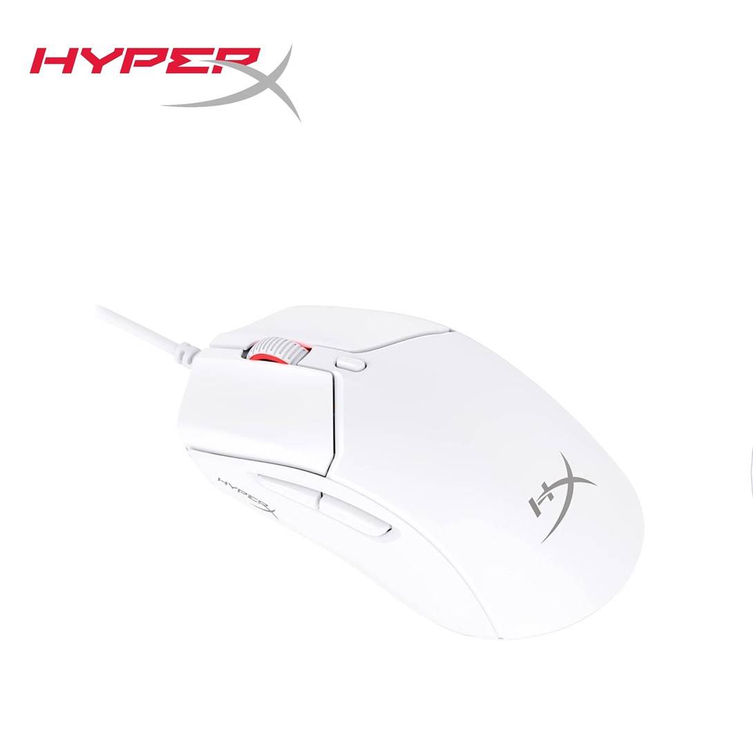 HYPERX PULSEFIRE HASTE WHITE WIRED GAMING MOUSE 2