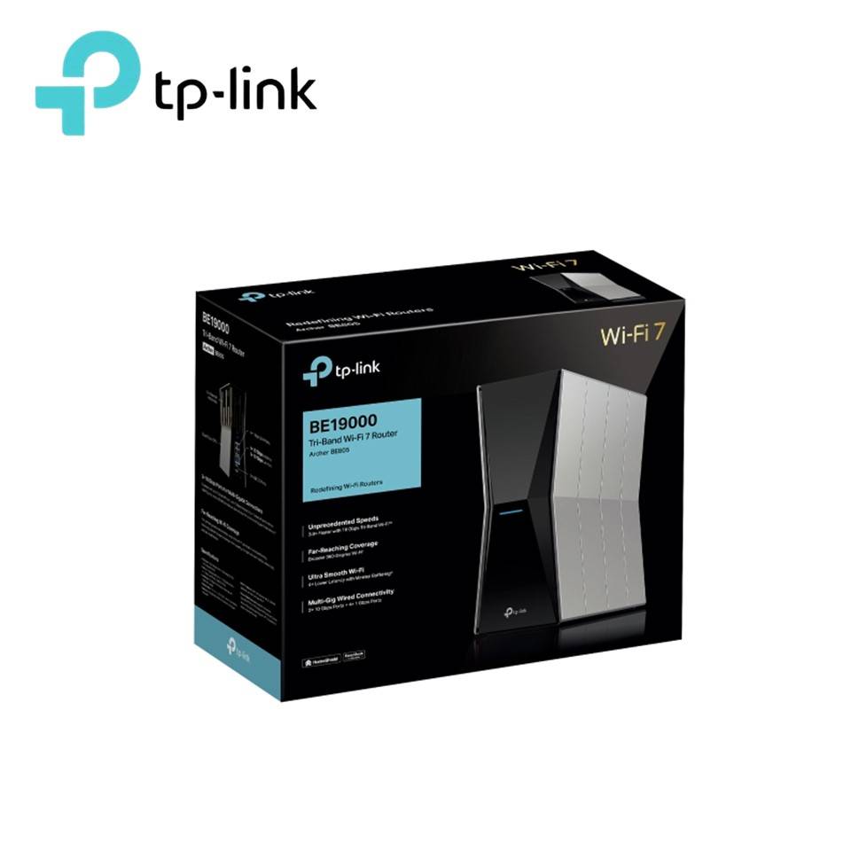 TPLINK BE19000 TRI-BAND WIFI 7 ROUTER