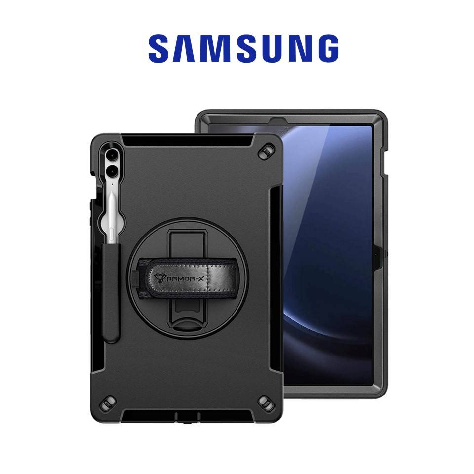 熱風のアリーナ　シュリンク付き　ローダー保護 ARMOR-X CASE TAB S9 FE+ SM-X610 X616_RAINPR. MILI GR. RUGGED