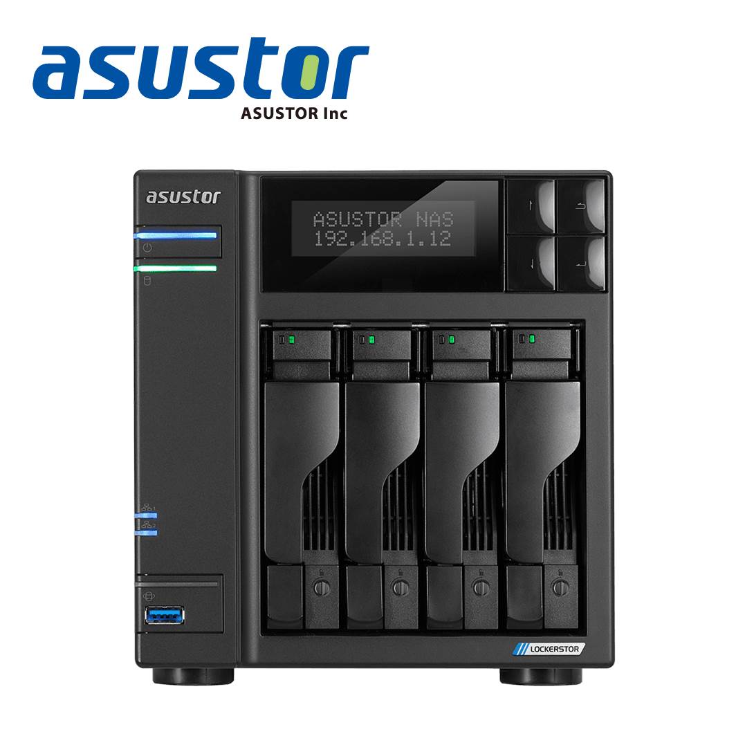 Asustor As6604t Qc 2 0 Ghz 4gb Ddr4 4 Bay 2x M 2 Nvme 2 X 2 5 G Lan Port 3 Usb 3 1 Hdmi