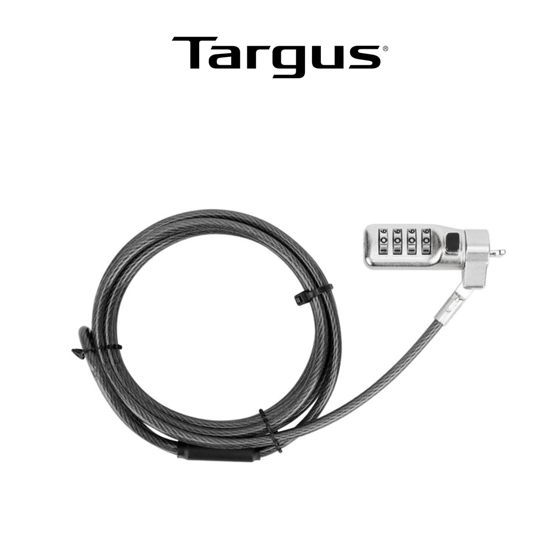 TARGUS CABLE LOCK DEFCON COMPACT RESETTABLE COMBO (KENSINGTON NANO SLOT