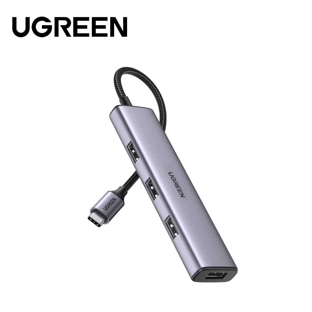 Hub UGREEN CM473 USB-C a 4 puertos USB 3.0 (20841) - Mesajil