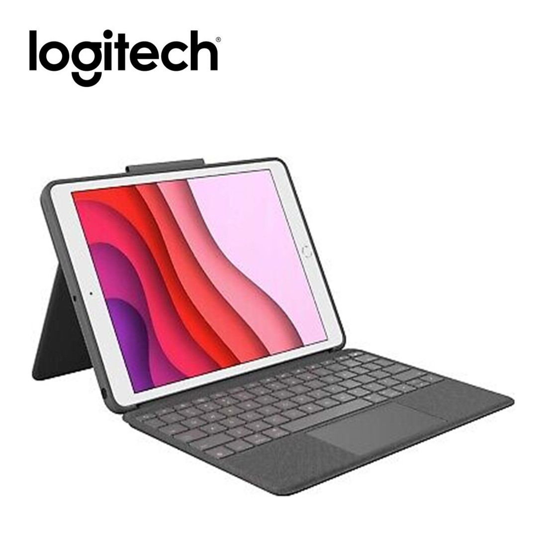 Logitech Combo Touch Keyboard Folio For IPad Air 10.9-inch 5th & 4th Gen (Renewed) - Oxford Gray