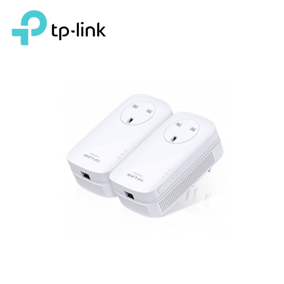 TPLINK POWERLINE ADAPTER AV1300 GIGABIT PASSTHROUGH STARTER KIT