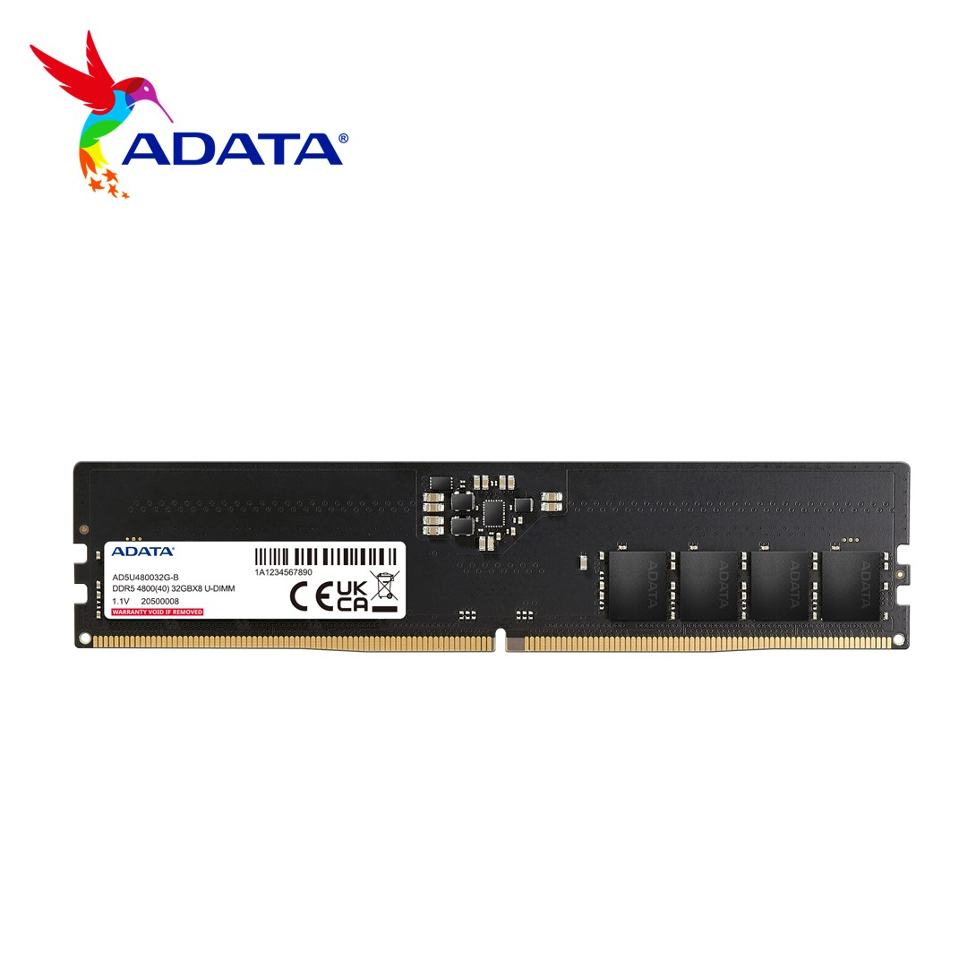 ADATA　AD5S480032G-B DDR5 4800 32GB ADATA Premier 32GB (1x32GB) DDR5 4800MHz CL40 PC5-38400 262